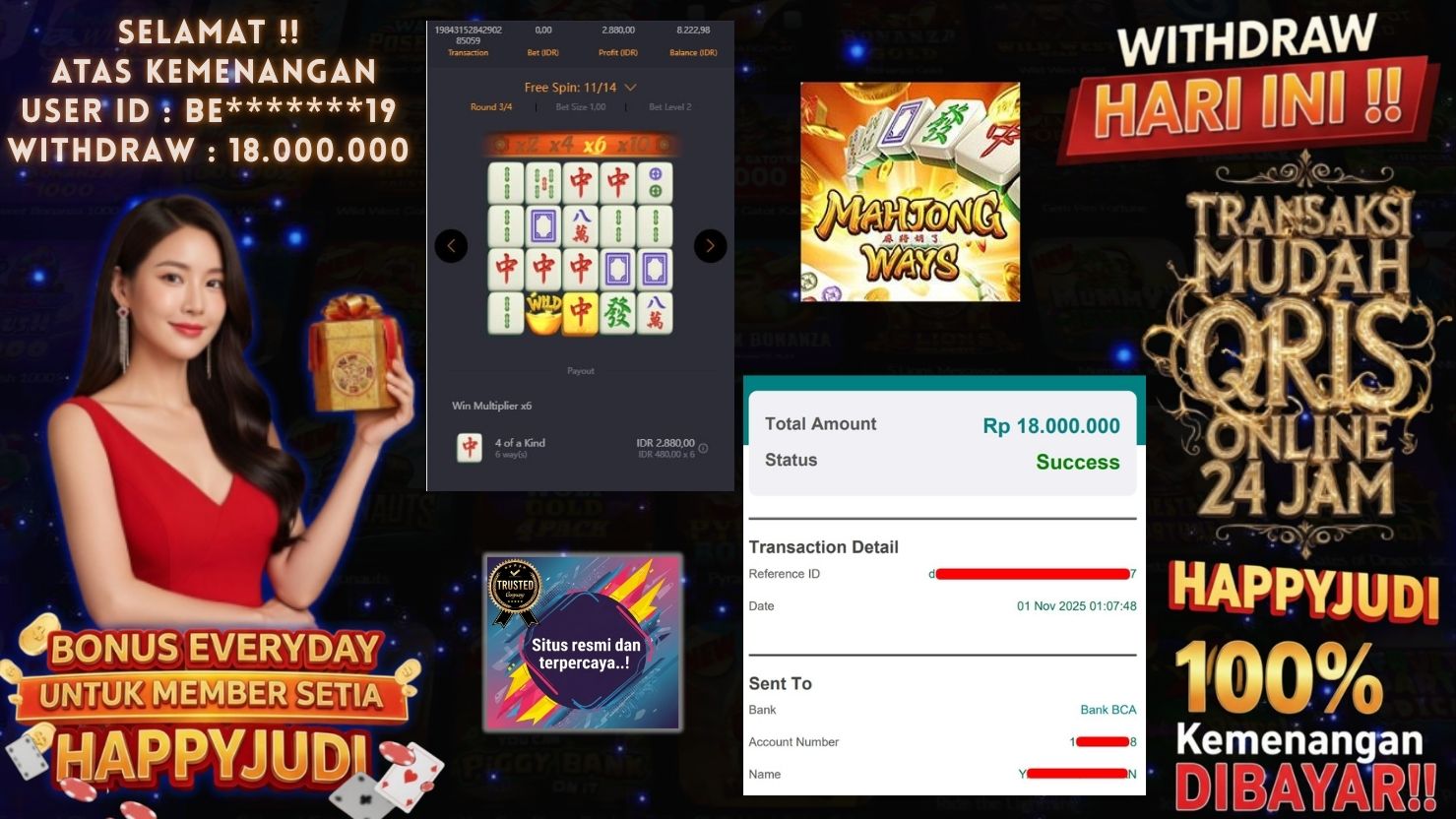 HAPPYJUDI JACKPOT SLOT MAHJONG WAYS